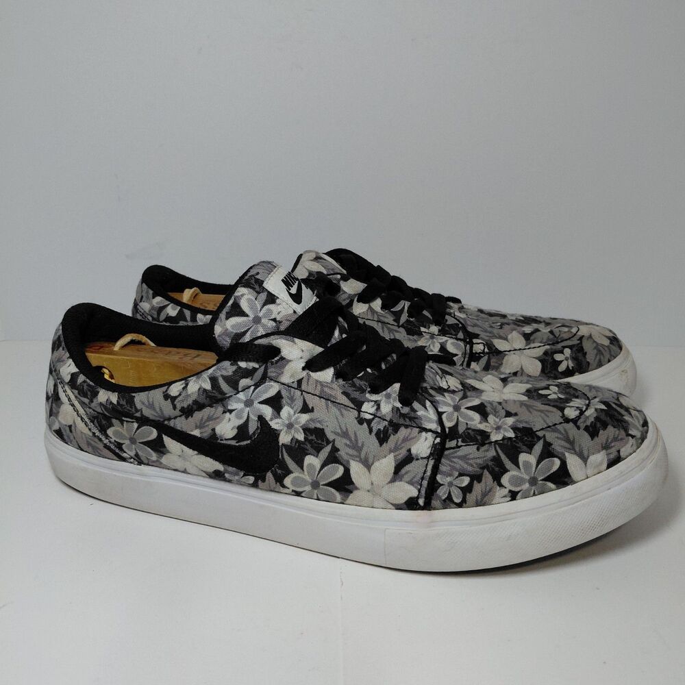 Nike Satire SB Premium Trainers 705193-012 Black/White/Gum Sole Men's Sz 11